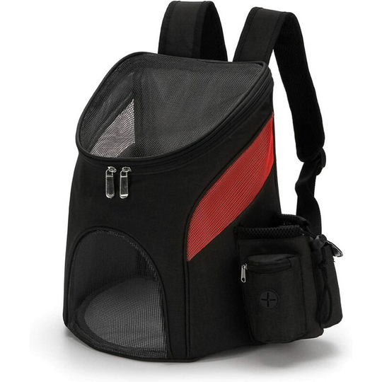 Dog carrier Backpack Cats Cat carrier Dog carrier for small dogs with removable cushion for travelling l red