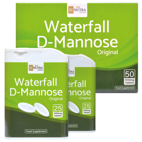 D-Mannose Tablets | Birch | 50g | 1000mg Tablets | Sweet Cures | Pocket Friendly Packs | Waterfall D-Mannose | Proudly Supporting Bladder Health UK