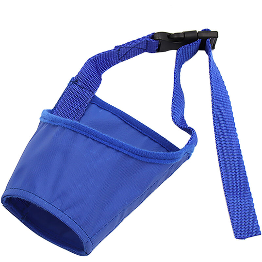 Dog Mouth Cover Anti-bite and Anti-misuse Dog Mouth Cover Dog Anti Bark Mask Adjustable Dog Muzzle,model:Blue 7 - model:Blue 7