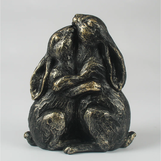 Pulver Rabbit Embrace Sculpture