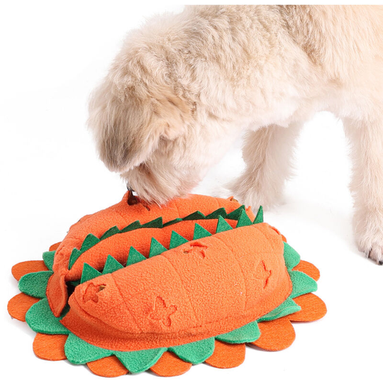 Dog Squeaky Snuffle Toy Plush Sniffing Training Toy Interactive Puzzle Toys