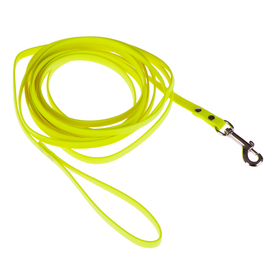 Heim Biothane® Long Dog Lead - Fluorescent Yellow - 5m
