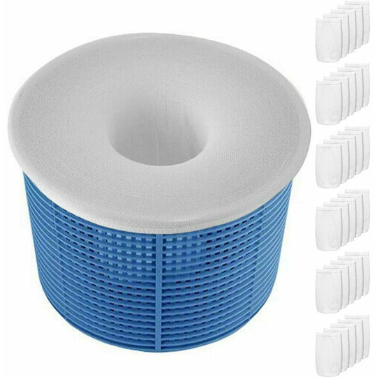 30 Pieces of Pool Skimmer Socks, Filter Pool and Spa Savers for Baskets