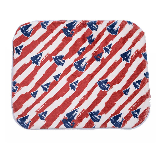 Cat & Dog Self-Heating Pad,Heating Pad,Cat Self-Heating Pad Mat Without Electricity & Batteries,Thermal Mat/Blanket,Eco-Friendly,Sailboats, m: 50 *