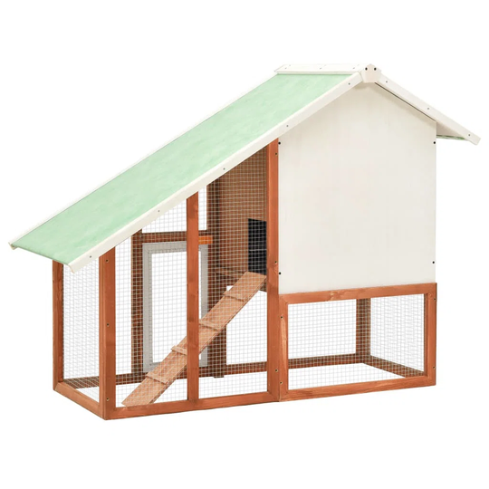 Vidaxl Rabbit Hutch 140X63x120 Cm Solid Firwood