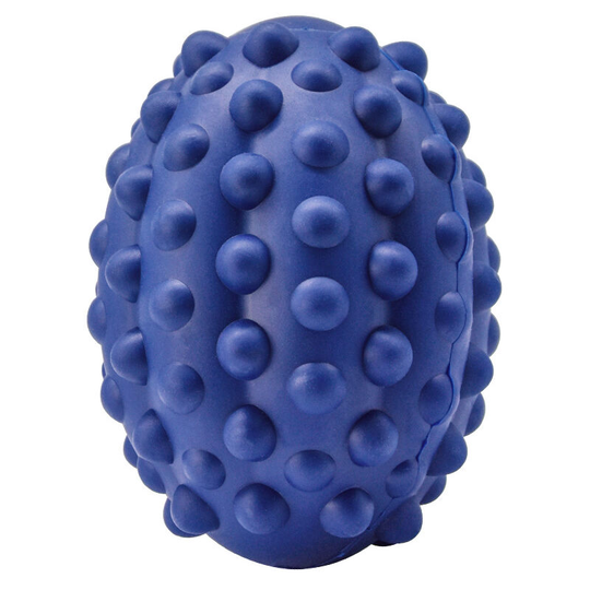 Incredible Dog Toys, Non-Toxic Natural Rubber Squeaky Dog Toys, Heavy Duty Dog Toothbrushes - Chew, Hunt & Get Fun (Navy Blue)