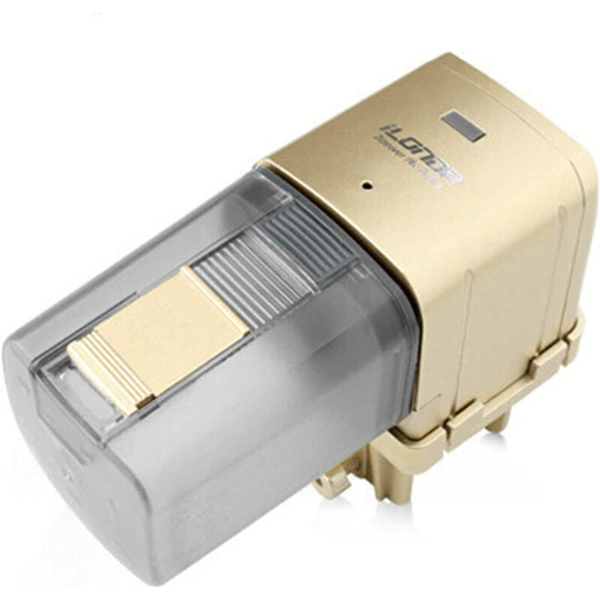 Betterlifegb - Intelligent Auto Aquarium Fish Feeder, Aquarium Tank Timer-Smart (Gold), Fish Food Programmable Dispenser, Programmed Via App, Voice