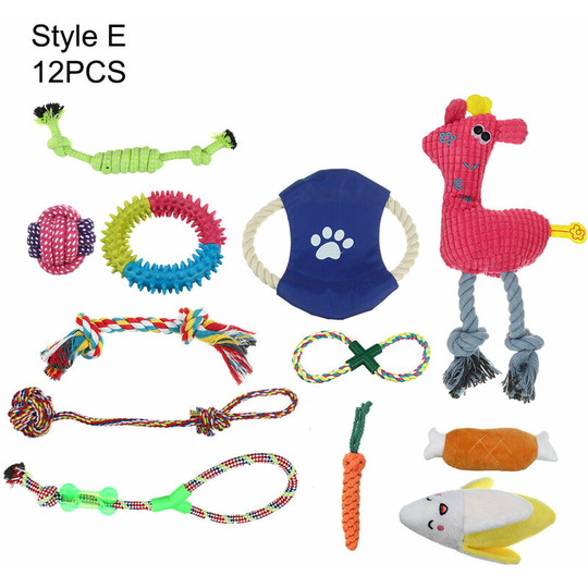 Puppy Toys Dog Toy Food Treat Interactive Style e 12pcs