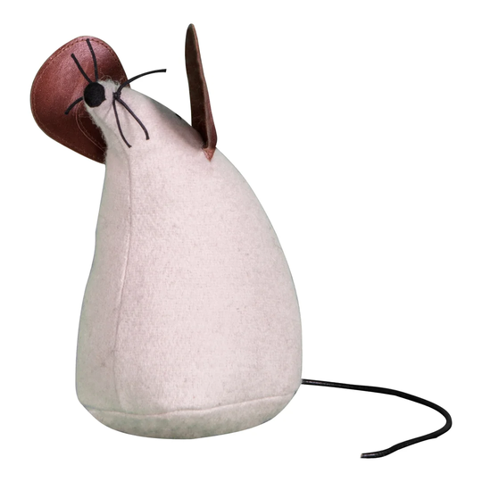 Reece Mouse Fabric Weighted Floor Stop