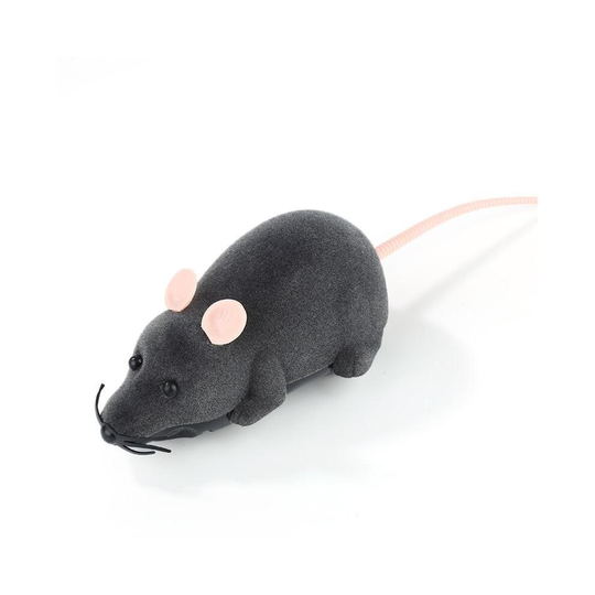 (A gray) RC Animals RC Cat Pets, Wireless Remote Control Rat Mouse- Toy For Cats Infrared Radio Control