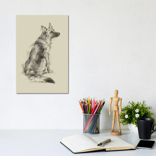 Puppy Dog Eyes V by Ethan Harper - Wrapped Canvas Art Print