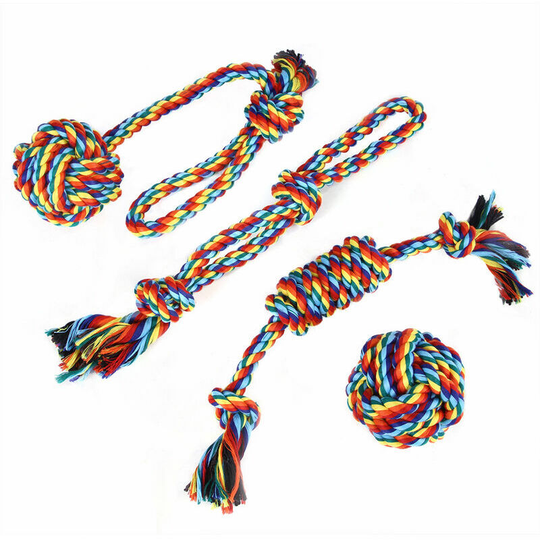 Dog toy rope for strong dogs, durable dog chew toy rope for active chewing