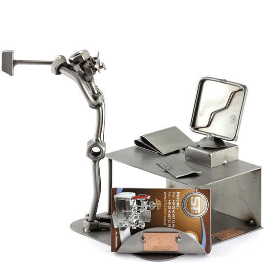 PC Crash Screw Man Place Card Holder