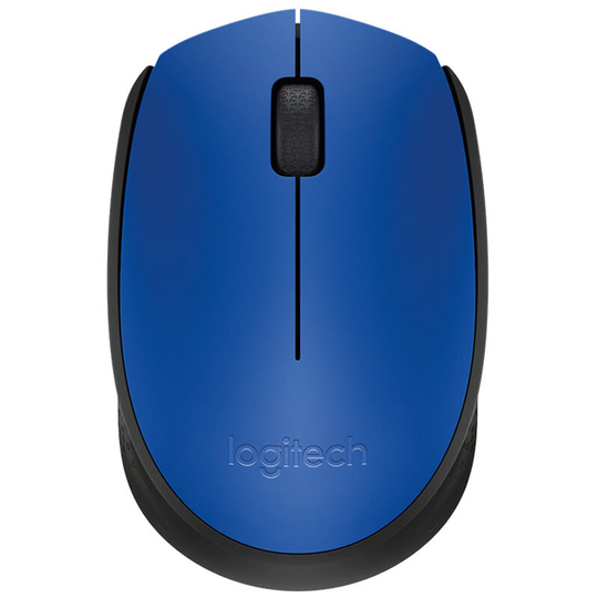 Wireless Mouse, 2.4GHz with usb Nano-Receiver, Optical Tracking, Ambidextrous, Compatible with PC/Mac/Computer - Blue