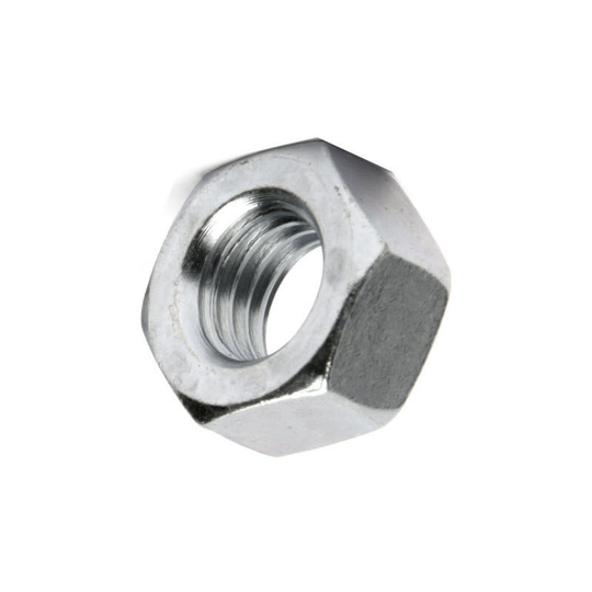 M6 Hex Nut - Bright Zinc Plated (BZP) DIN934 - Left Hand Thread