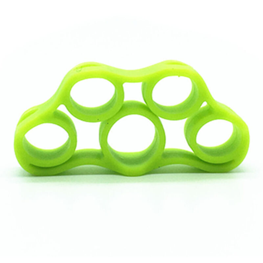 Silicone Finger Trainer Puller Mouse Hand Finger Exercise Trainer Small Five Finger Fitness Puller-Finger Grip Finger Stretcher Exerciser - Green