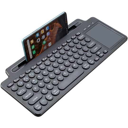 Superseller - Wireless bt Keyboard 2.4GHz Keyboard Desktop Ultra-thin Keyboard Tablet pc Mobile Phone Slot for Tablet pc Mobile Phone Laptop