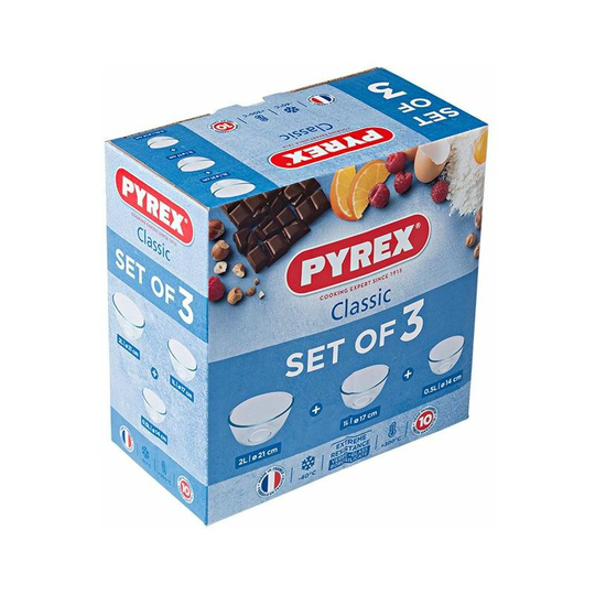 Pyrex Classic Bowl Set 3 Piece - 333S703/5644