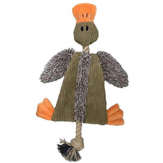 Raggy Crinkle Duck Dog Toy (One Size) (May Vary) - May Vary - Good Boy