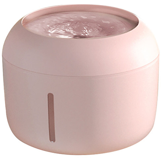 Lifcausal - Cat Water Fountain with Filter 84oz/2.5L Ultra Quiet Automatic Pet Water Fountain for Cats and Small Dogs,Pink