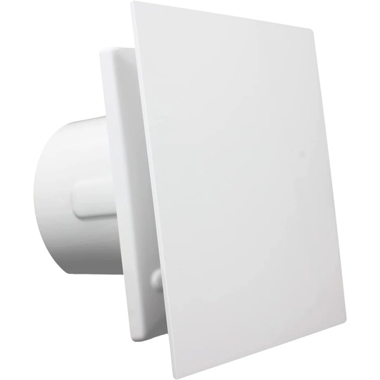 NAZAIR Standard Bathroom Extractor Fan With White Cover