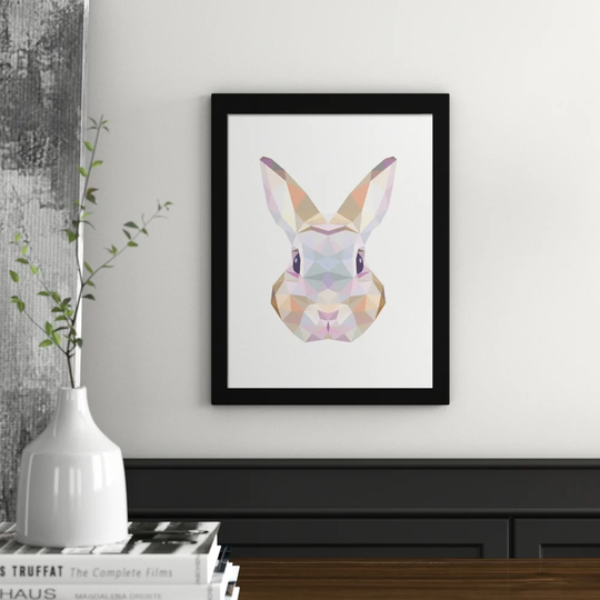 'Rabbit' Framed Graphic Art Print