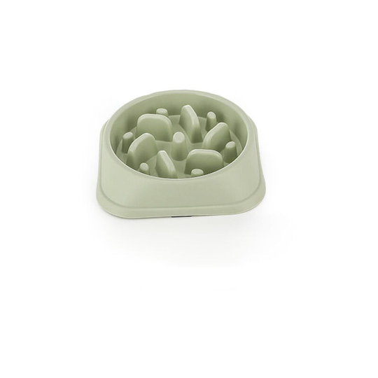 Dog Slow Food Bowl-Dog Bowl Anti-Choke Bowl-Prevent Raw Swallowing(1Pcs) green - Muff