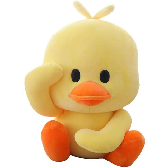 11inch Plush Duck Stuffed Animal Soft Toys Yellow Duckling Duckie Stuff, Funny Cuddly Gifts for Kids Baby