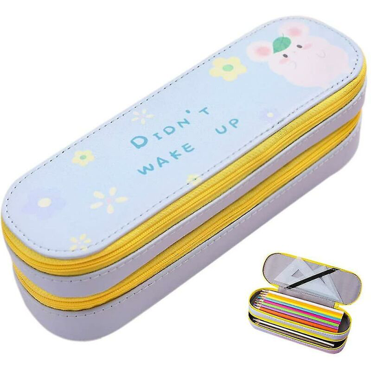 Pen Pencil Case Pouch, Large Capacity Makeup Cosmetic Bag Storage Organiser