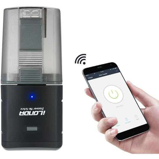 Automatic Fish Feeder, Aquarium Food Timer, App Controlled Voice Control, Alexa Compatible