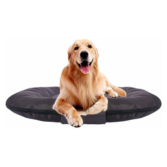 Soft Dog Bed Round Cat Bed, Donut Cat Dog Beds, Comfortable Soft and Warm Pet Bed for Cats and Small Dogs, 65x55x10cm, Brown