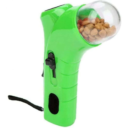 Pet Treat Launcher, Puppy Snack Dispenser Pet Food Dispenser Green Catapult