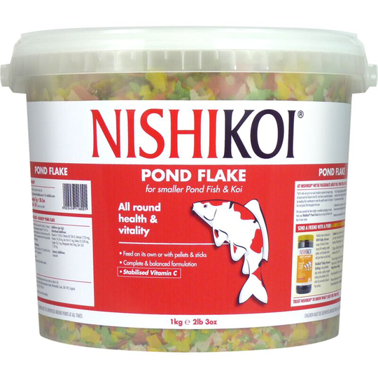 Nishikoi - 1000g 1kg Flake Fish Food