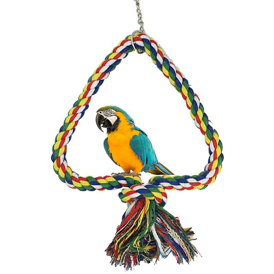 Bird Rope Swing Toy Climbing Rope Thickening Bars For Bird Cage Garden Thsinde