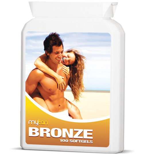 MyTan Bronze Tanning Pills | 100 Softgels | Beta Carotene Tanning Tablets with Natural Mixed Carotenoids | Use with or Without Sun for a Healthy,...