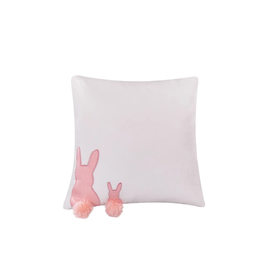 Aayisha Rabbit Motif Cotton Cushion with Filling