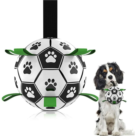 Dog Toy Ball Dog Ball Interactive Football Dog Toy With Grabbing Tabs For Small Medium Dogs Indoor Outdoor Dog Toy