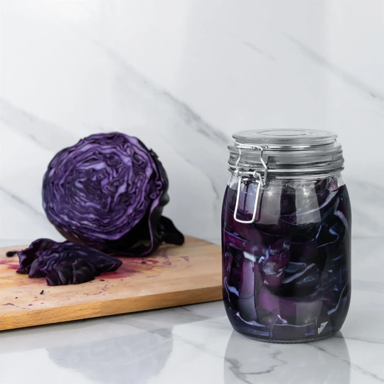 1000ml Preserving Jar with Airtight Clip Lid