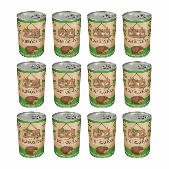 12 x Brambles Meaty Hedgehog Food 400g