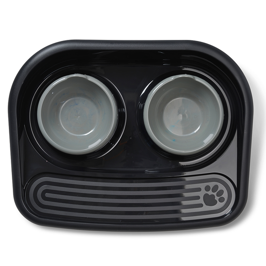 Savic Butler Food Serving Tray - Happy Planet - 2 x 0.3 litre