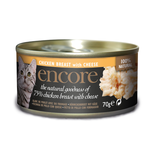 Encore Cat Tin 16 x 70g - Chicken Breast with Cheese