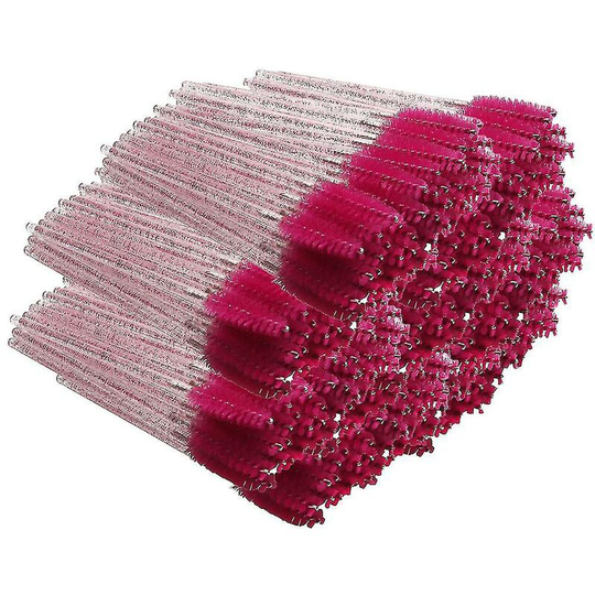 200 Pcs Disposable Eyelash Brushes Wands Eyebrow Brush