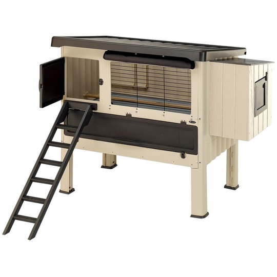Chicken Coop Happy Farm 120 Plastic Beige 57320000 Ferplast Beige