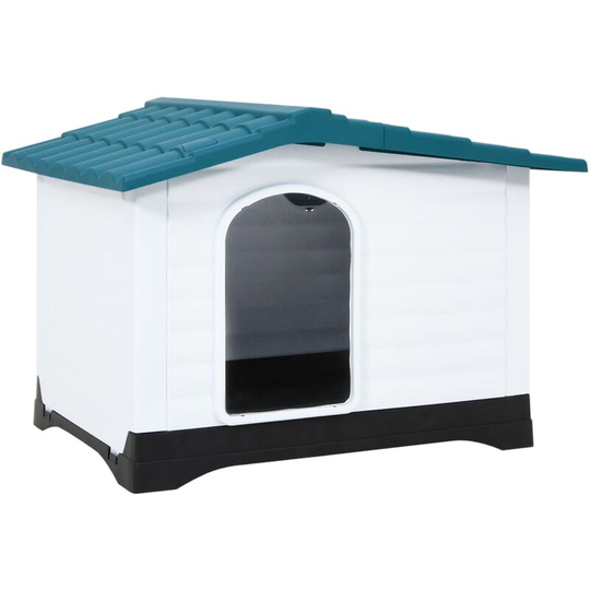 Dog House Blue 90.5x68x66 cm Polypropylene Vidaxl Blue