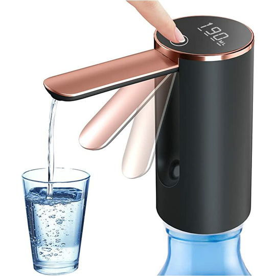 Ilovemilan - Water Bottle Dispenser, Foldable Electric Water Bottle Pump,Automatic Drinking Water Pump,Type-C usb Charging Water Jug Pump for