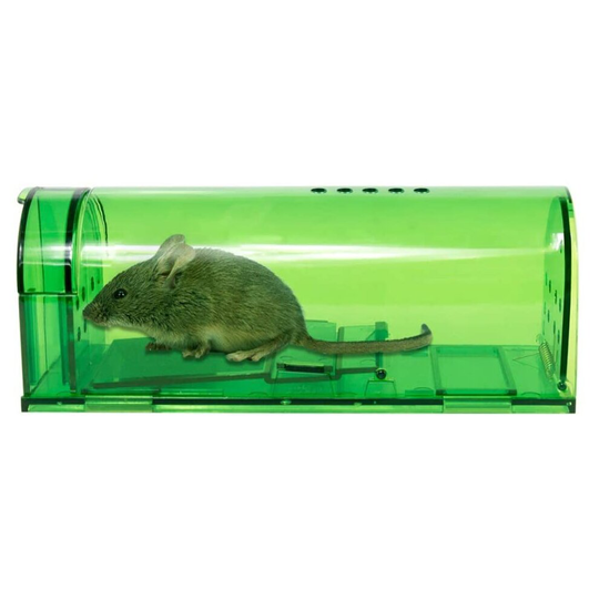 GEEZY 2PCS Mouse Trap Humane No Kill Catch & Release Home Garden Pest Rodent Control
