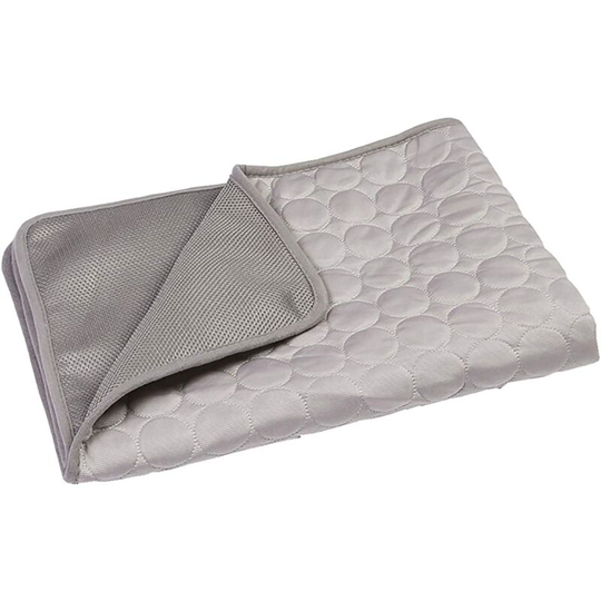 2pc Pet Cooling Mat for Dogs Cooling Mat Foldable Cooling Mat Pet Cooling Mat-gray l