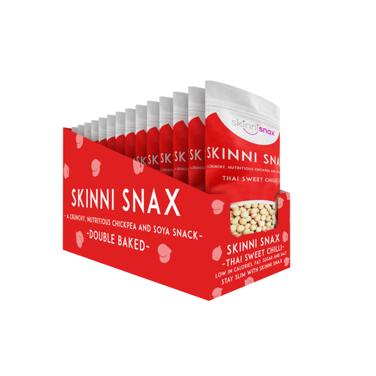 (Healthy Snacks: Thai Sweet Chilli, Skinni Snax) 14pk Skinni Snax Healthy Chickpea Snacks