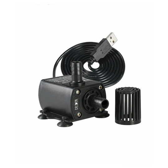 Pond Pump Small Fountain Pump Submersible Pump (250L/H) for Pond Water Feature, Aquariums, Hydroponics, Indoor or Outdoor Fountain