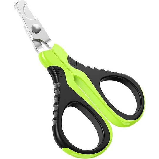 Nail Clippers for Small Animals, Dog/Cat, Professional Grooming Tool for Cat/Puppy/Rabbit/Bird/Ferret Green and Black